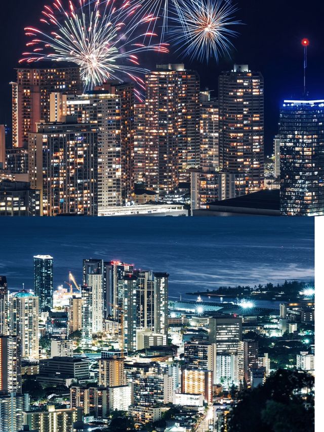 夏威夷的夜檀香山最值得打卡的免費機位
