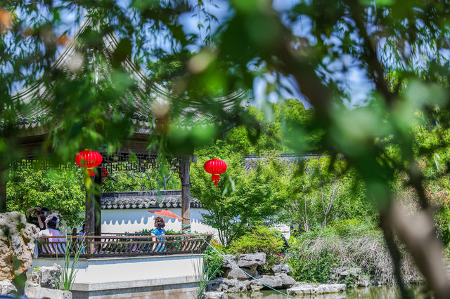 桃花塢景區文昌閣打卡