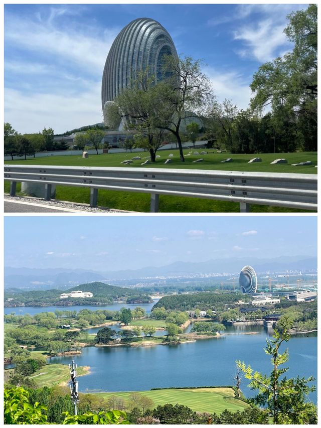 雁栖湖西山步道安靜休閒的好地方令心情舒暢嚟呀