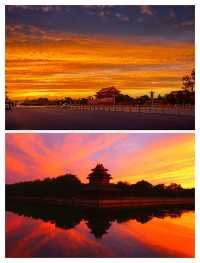 北京晚霞美景全記錄：夕陽餘暉下的浪漫時刻