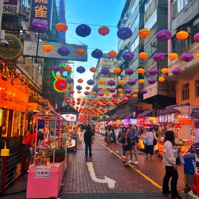 🌃廟街夜拍如電影！燈籠海下食勻港味與東南亞風味