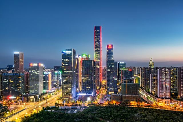 姐妹們，這個金融城夜景簡直絕絕子