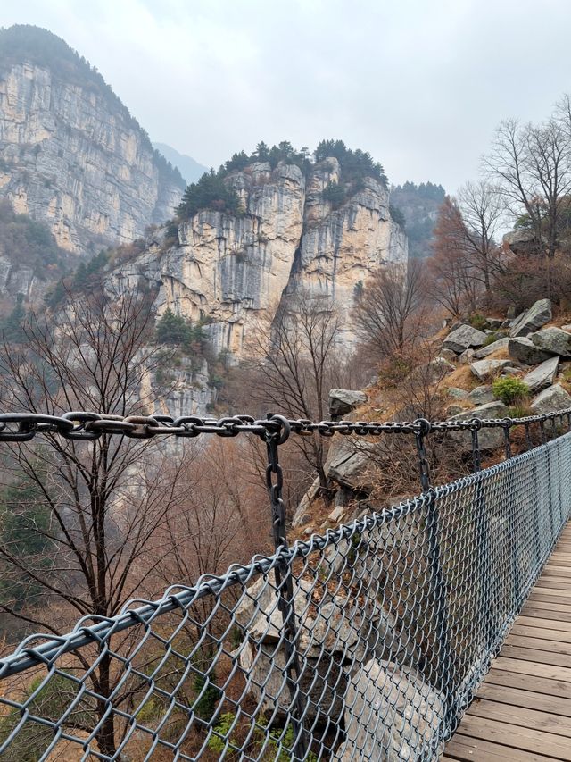 登頂嵩山雪後仙境