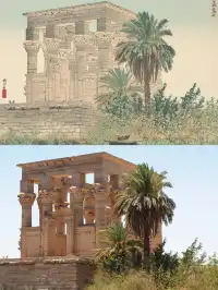 埃及旅行照片轉浮世繪