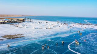 Bosten Lake Dahekou: Xihai Ice and Snow Kingdom, Experience the Winter Passion of a 5A-Level Scenic Spot!