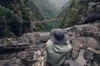 旗山森林公園徒步偶遇猴哥!20km古道+網紅