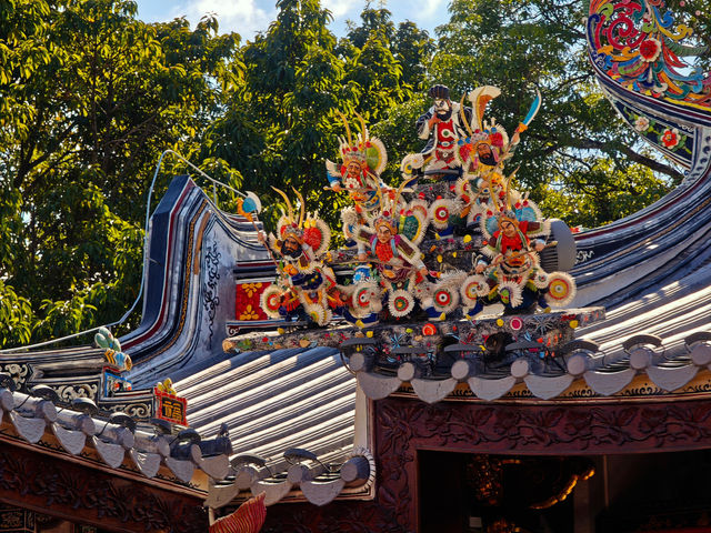 古建屋頂七彩雕 古建屋頂七彩雕