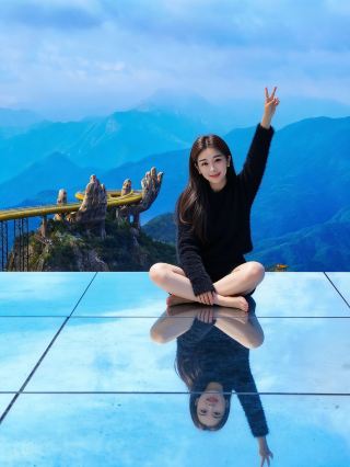 My mom saw the photos and actually thought I went abroad