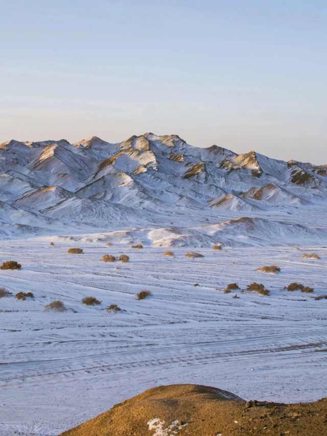 冬天的河西走廊是一場寂靜而盛大的浪漫 冬天的河西走廊是一場寂靜而盛大的浪漫