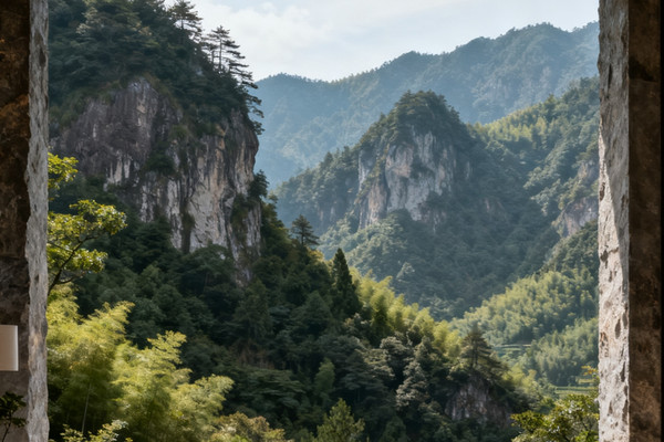 横江の竹いかだに乗って山水画廊の中に泊まったような、すごく癒され