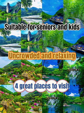 Great destinations for families with seniors and children that are neither crowded nor tiring