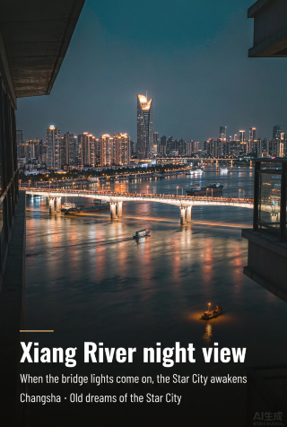 [Changsha] One-day tour of the Star City | Yuelu Academy · Tianxin Pavilion · Pozi Street · Xiang River night cruise