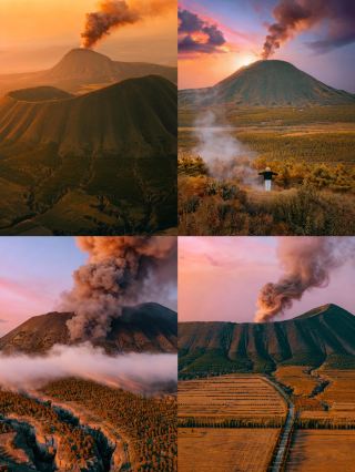 Flew 3,000 km just for this breathtaking volcanic autumn scenery!