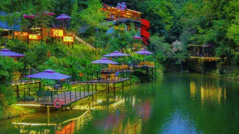A forest hideaway near Hangzhou that's not Bali, but Tonglu Qinxi Xianggu — traveler post in Bali