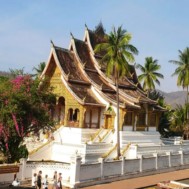 Golden standing statue Buddha from Angkor