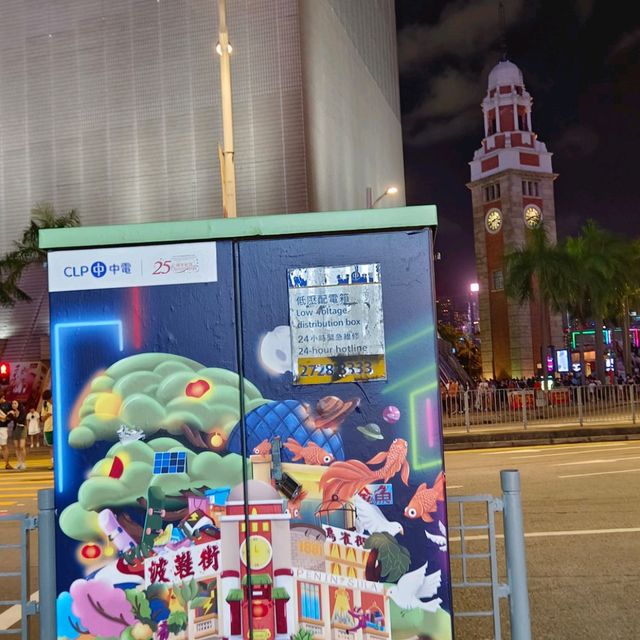 在尖沙咀海邊欣賞夜景 , 享用澳門美食！！！