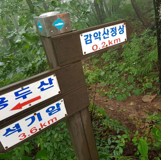 두근두근여름휴가 원주 등산하기 좋은 감악산