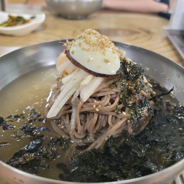 두근두근여름휴가 영월의 인기 막국수 맛집 진미막국수