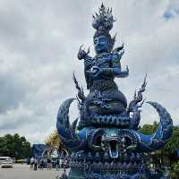 วัดร่องเสือเต้น วัดสวยสีน้ำเงิน จ.เชียงราย