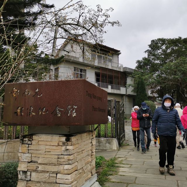 過年北埔老街走春，享受過年的氣氛
