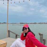 Songkhla Pier คาเฟ่สุดชิลล์ริมทะเลสาบสงขลา