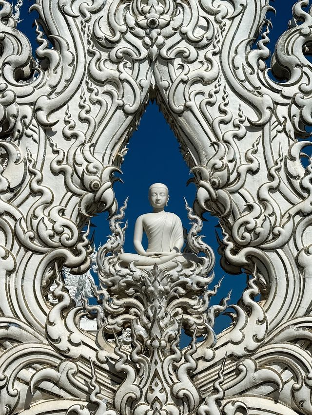 Beautiful details of White temple, Chiang Rai