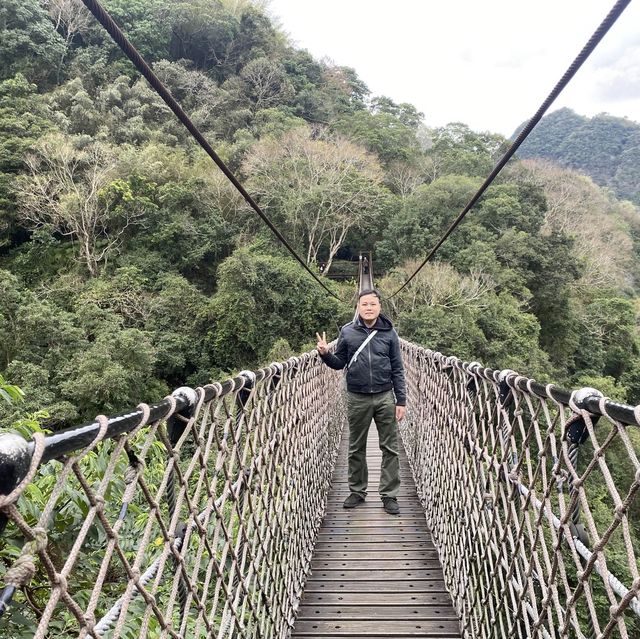 小烏來天空步道，天空繩橋，義興吊橋