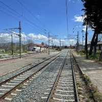 นั่งรถไฟกรีซ จาก athen สู่ เมือง kalambaka