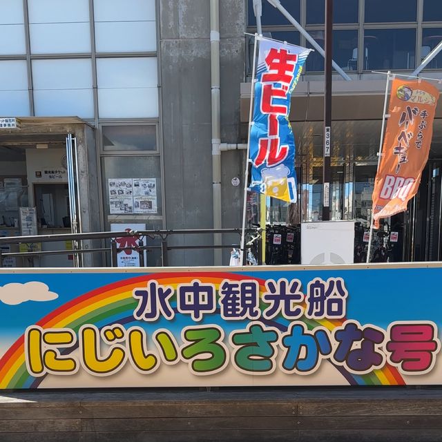 📍水中観光船にじいろさかな号/三崎・神奈川県