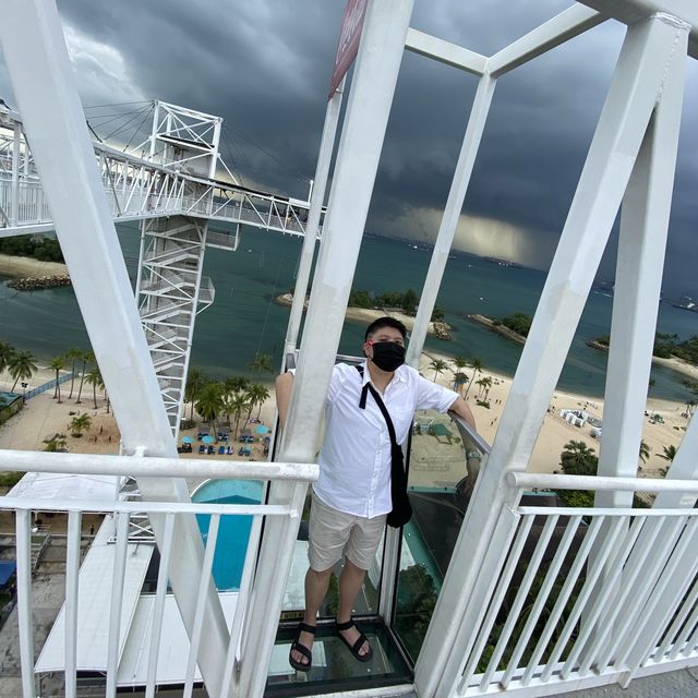 Conquering AJ Hackett Skybridge, Sentosa