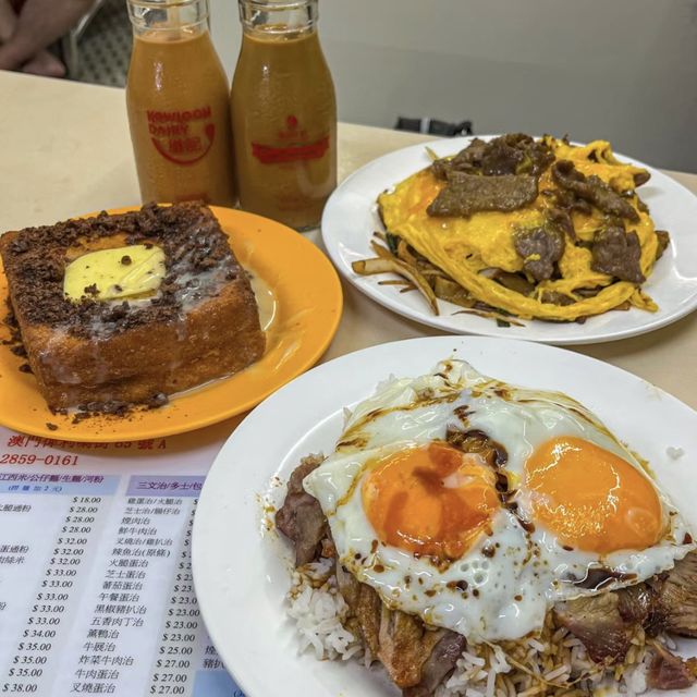 澳門地道茶餐廳-必試阿華田脆脆西多