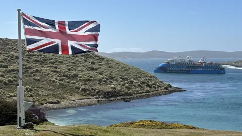 Towards the Three Antarctic Islands ~ Falkland Islands — traveler post in Stanley