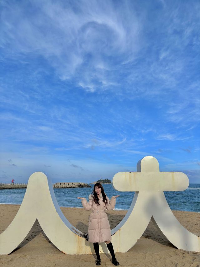 겨울바다를 찾는다면 사람없고 여유로운 속초로!✨😇