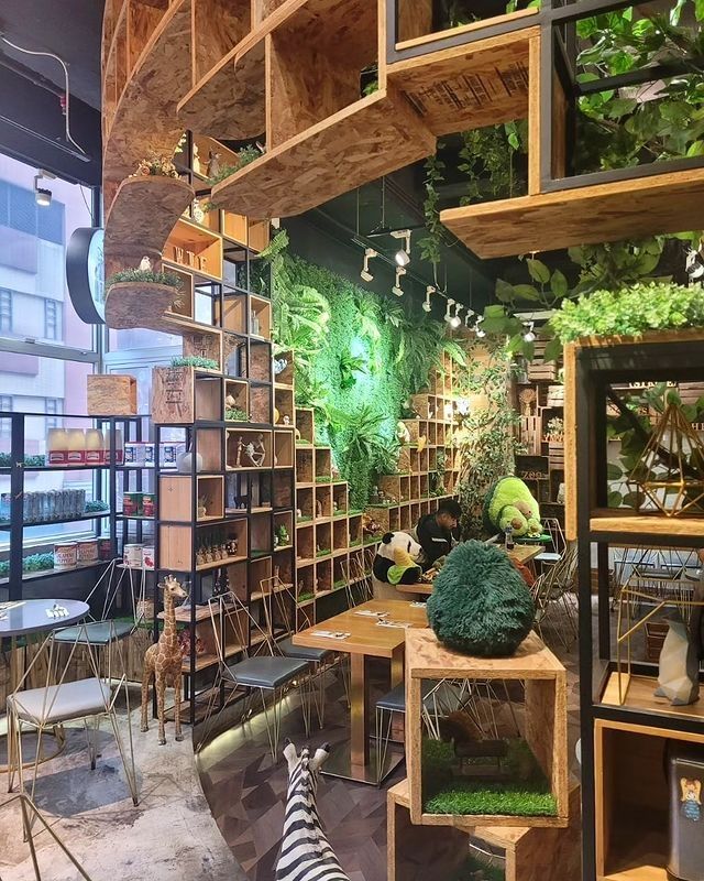 油麻地木質打卡餐廳💖慢理牆城