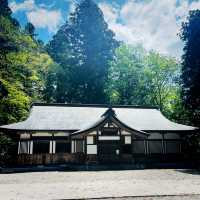 【長野県/ 戸隠の三本杉に囲まれた神秘的な戸隠中社⛩️】