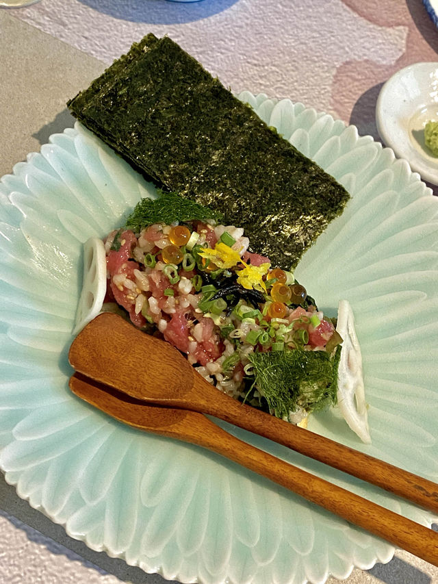제철음식 오마카세를 맛볼 수 있는 성수 맛집 기후