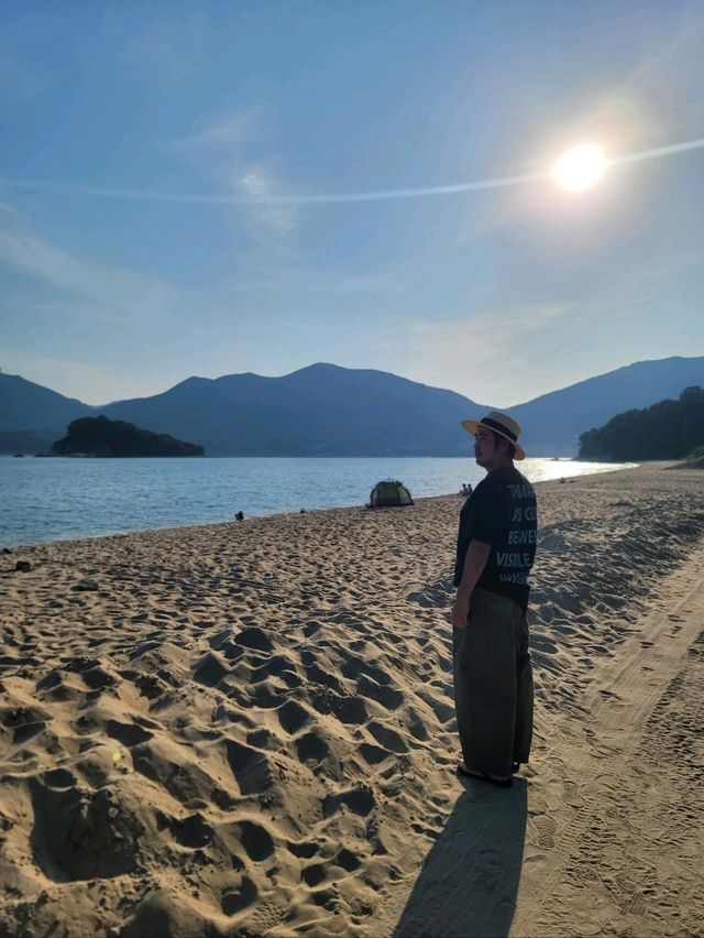 수영하기 좋은 고운모래 해변 구조라해수욕장🏖