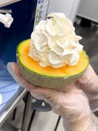 【北九州カフェ】夏限定盛り盛りのメロンソフト🍈🍦