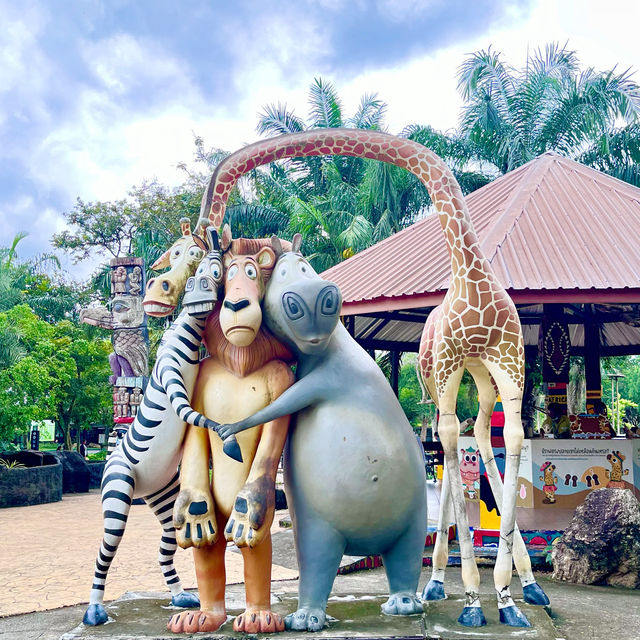 สวนสัตว์เปิดเขาเขียว 🌳 🐘🐒🦒🦓🦏🦜 🌳