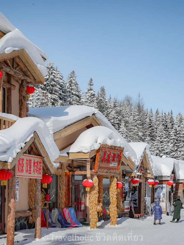 ตะลุยหมู่บ้านหิมะ China Snow Town ฮาร์บิน