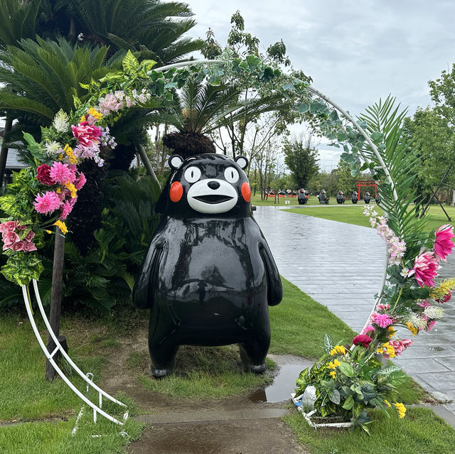 熊本熊八代港郵輪碼頭尋找海量部長🥰