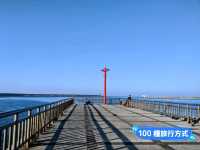 台南-以夕照聞名的月牙海灣：漁光島