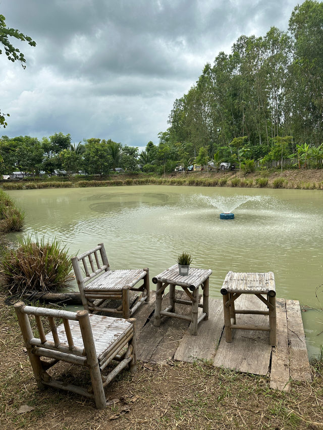 แจกพิกัดคาเฟ่กลางนา แวะ นอน เว็นคาเฟ่กลางนา สกลนคร