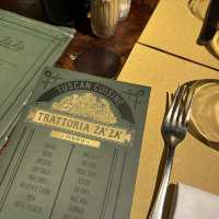Popular restaurant in Florence