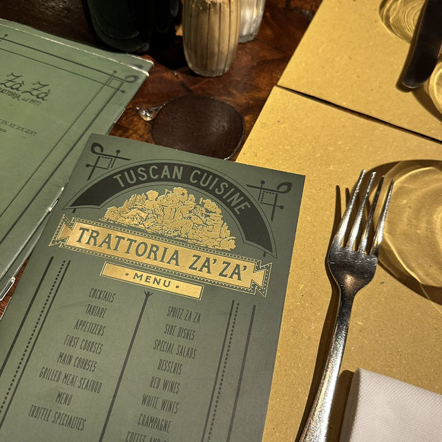 Popular restaurant in Florence