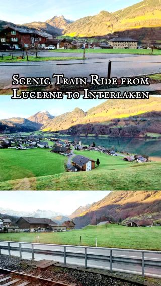 🇨🇭 Scenic Train Ride from Lucerne to Interlaken