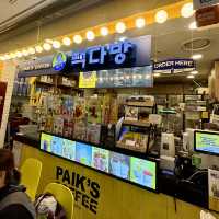 【韓国ソウル・高速ターミナル】ショッピングの休憩に「PAIK'S COFFEE GOTO MALL