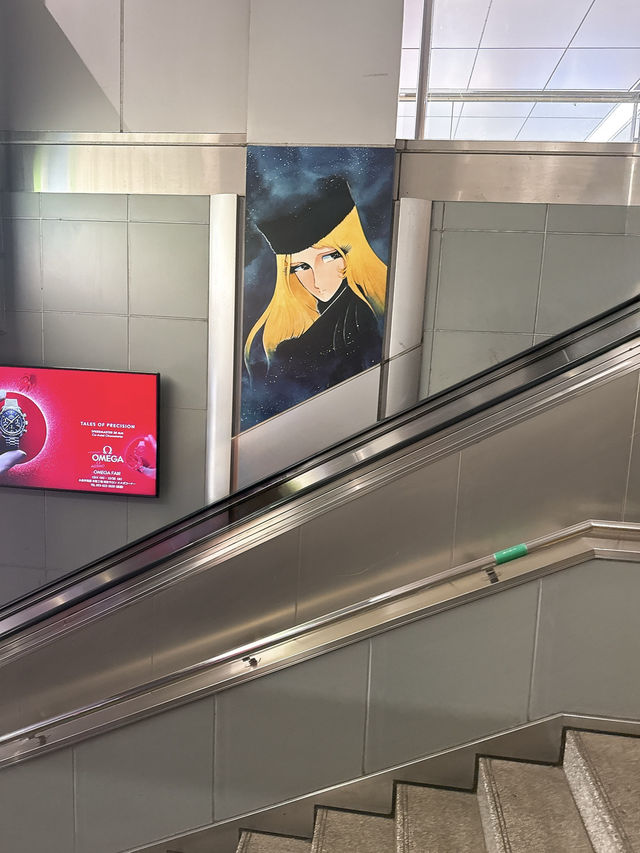 【小倉駅】銀河鉄道999✨等身大のメーテルたちに出会える駅✨