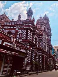 Picturesque mosque in Sri Lanka 