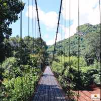 สะพานแขวนเขาพัง  ภูเขารูปหัวใจ